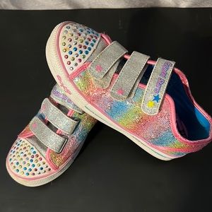 Sketchers Light Up Sparkle Sneakers